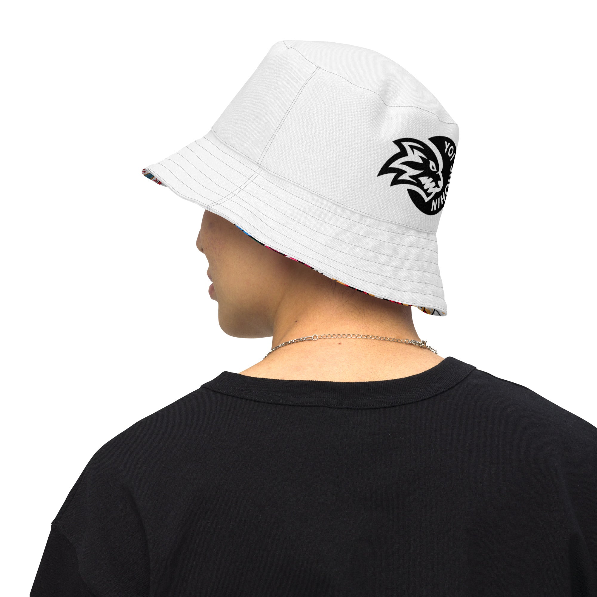 Gorro de pescador reversible
