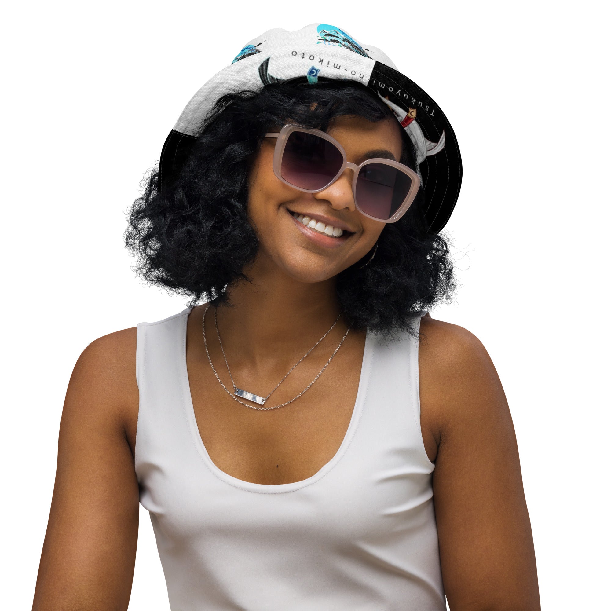Gorro de pescador reversible