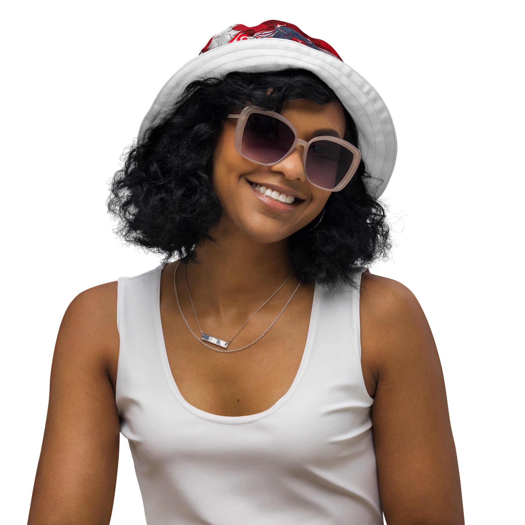 Gorro de pescador reversible