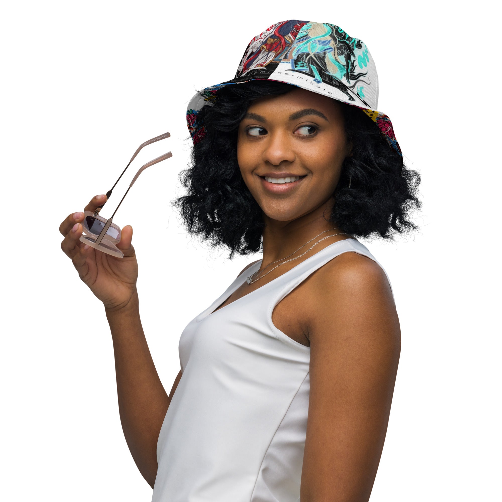 Gorro de pescador reversible
