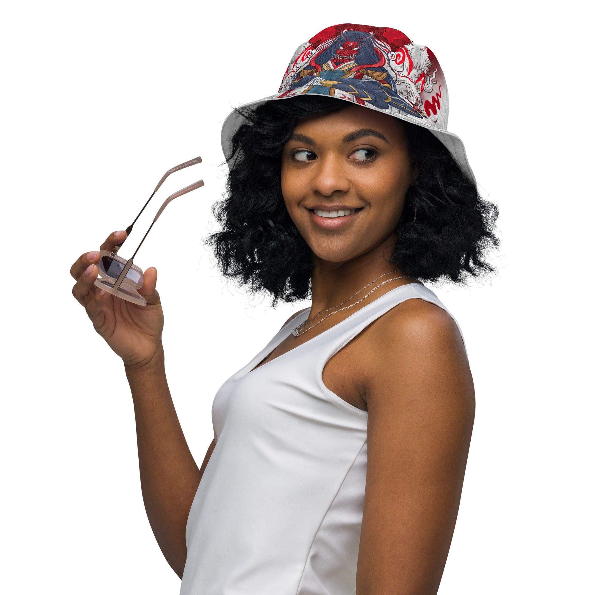 Gorro de pescador reversible