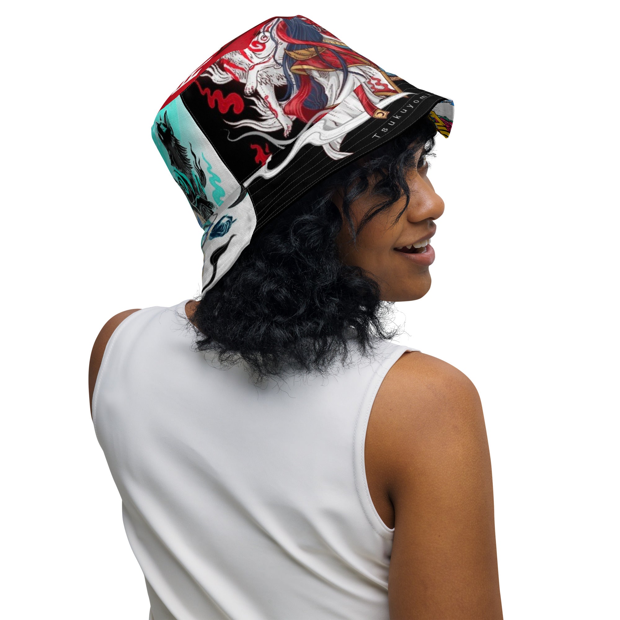 Gorro de pescador reversible