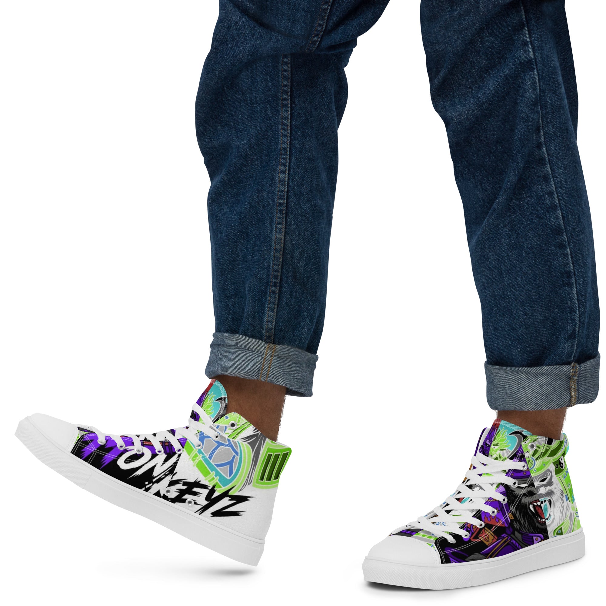 Zapatillas de lona de caña alta