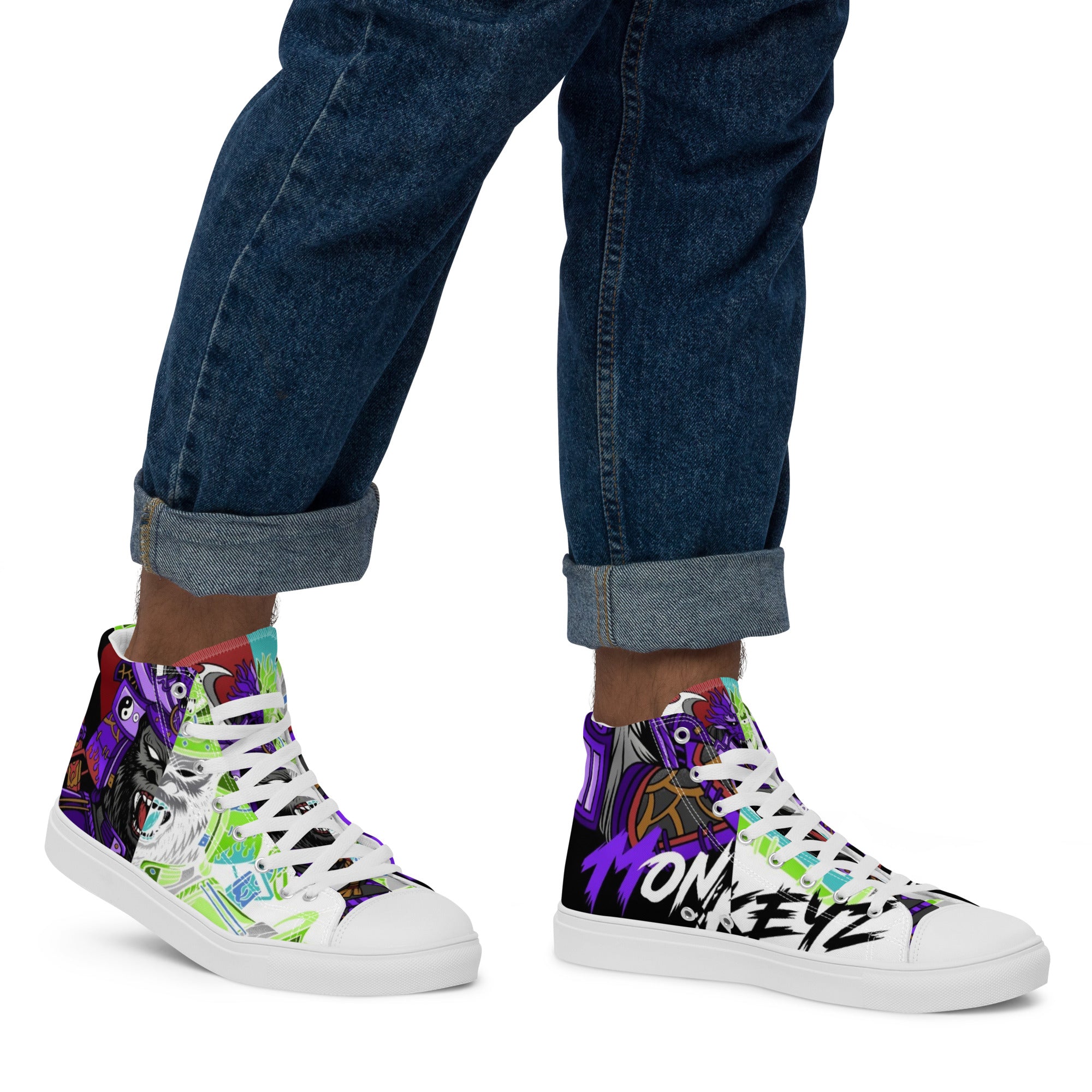 Zapatillas de lona de caña alta