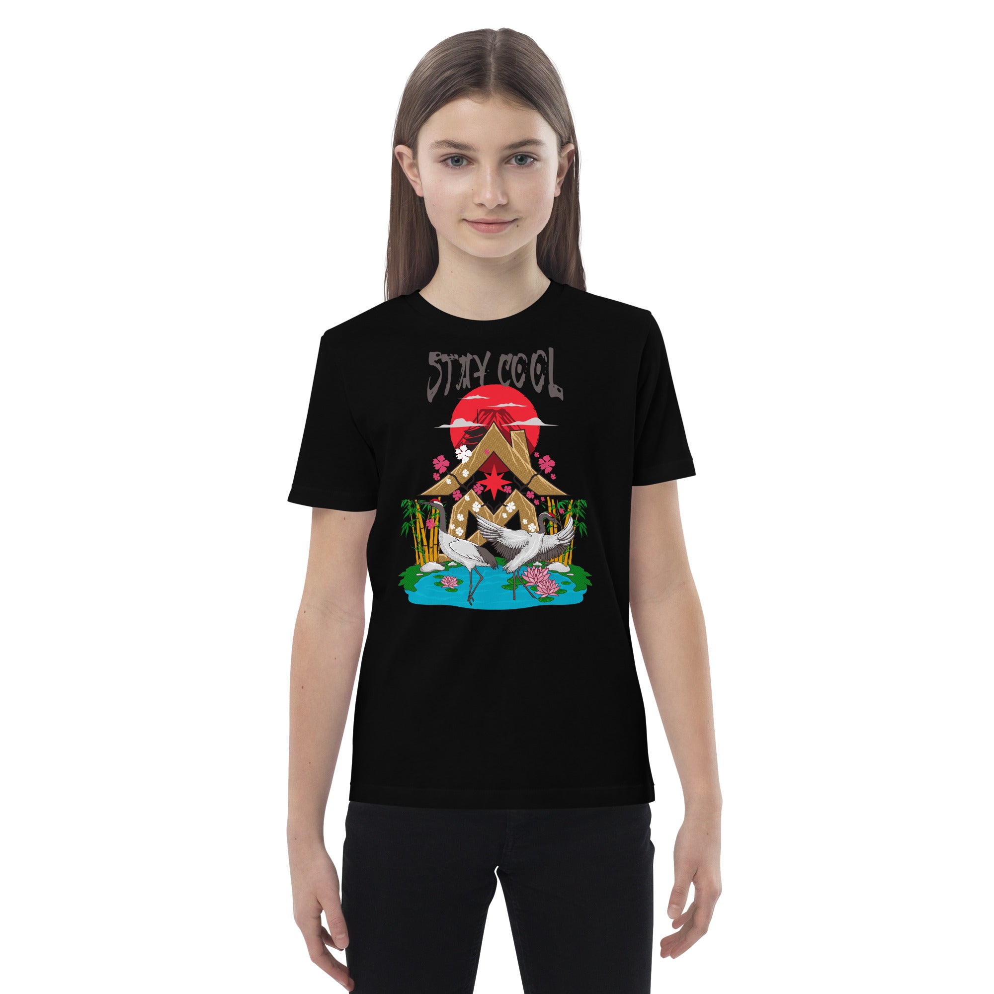 Camiseta algodón orgánico niña