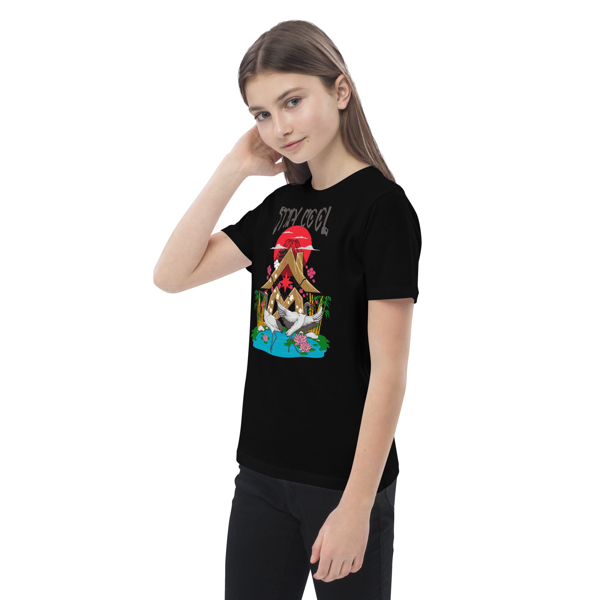 Camiseta algodón orgánico niña