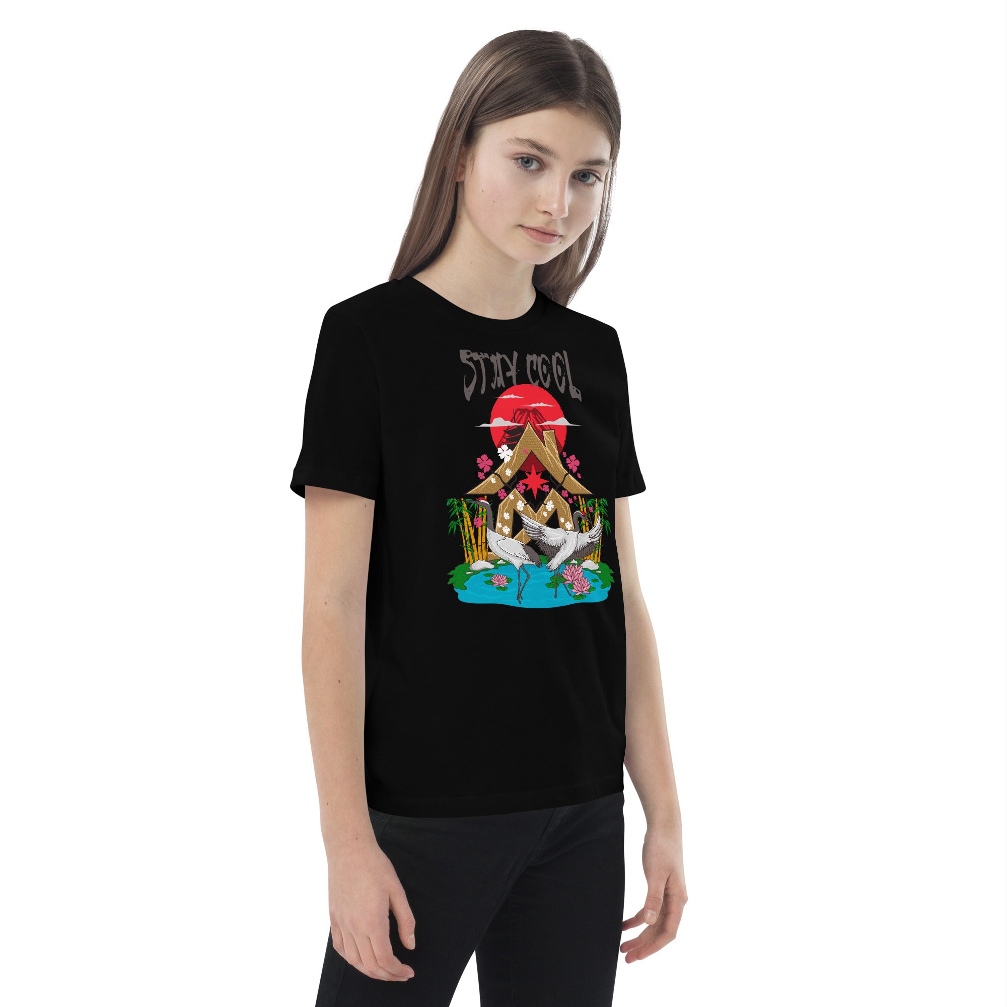 Camiseta algodón orgánico niña